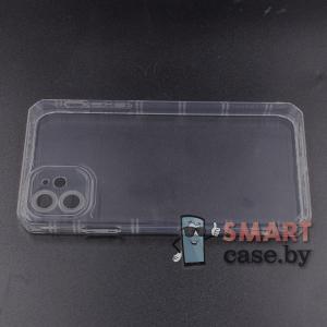 Силиконовый чехол Camera Protection для iPhone 11 (Прозрачный)