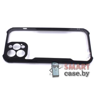 Силиконовый противоударный чехол New Case для iPhone 12 Pro Max (Чёрный)
