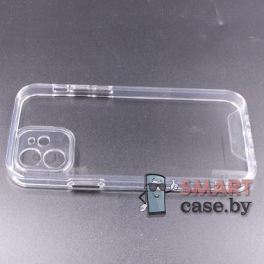 Чехол Space Collection для iPhone 12, пластик+силикон (прозрачный)