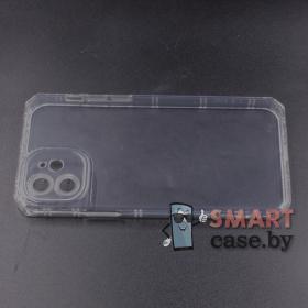 Силиконовый чехол Camera Protection для iPhone 12 (Прозрачный)