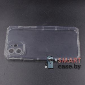 Силиконовый чехол Camera Protection для iPhone 12 (Прозрачный)