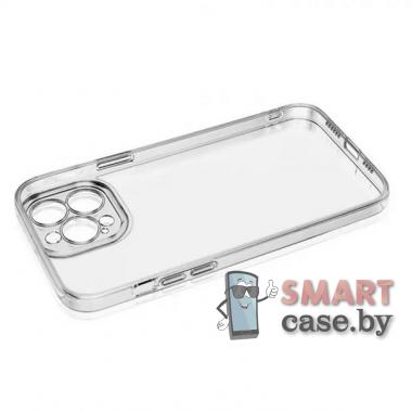 Чехол Space Collection для iPhone 13 Pro Max, пластик+силикон (прозрачный)