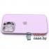 Чехол для iPhone 13 Pro Max Matt Glass Case, силикон+стекло (Светло-фиалковый)