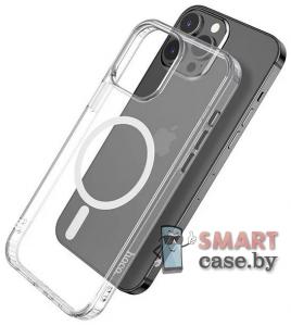 Силиконовый чехол Hoco Magnetic Case для iPhone 13 Pro (Прозрачный)