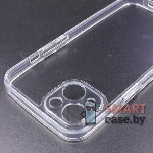 Чехол Space Collection для iPhone 13, пластик+силикон (прозрачный)