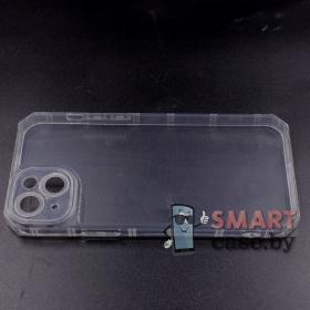Силиконовый чехол Camera Protection для iPhone 13 (Прозрачный)