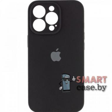Силиконовый чехол для iPhone 14 Pro Full Camera Silicone Case (чёрный)