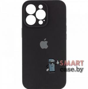 Силиконовый чехол для iPhone 14 Pro Full Camera Silicone Case (чёрный)