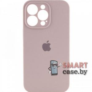 Силиконовый чехол для iPhone 14 Pro Full Camera Silicone Case (пудровый)