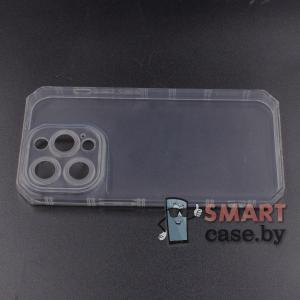 Силиконовый чехол Camera Protection для iPhone 14 Pro (Прозрачный)