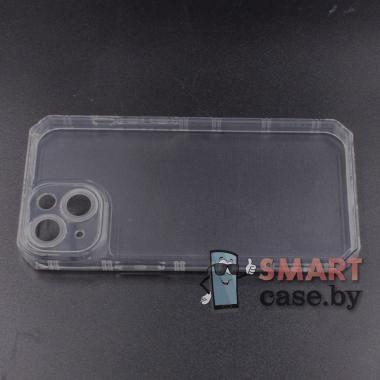 Силиконовый чехол Camera Protection для iPhone 14 (Прозрачный)