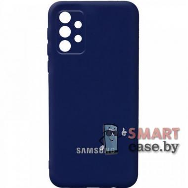 Силиконовый чехол Silicone Case для Samsung Galaxy A53 5G (Тёмно-синий)