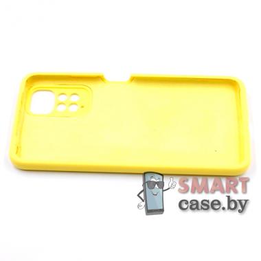 Силиконовый чехол Silicone Case для Xiaomi Redmi Note 11/11S 4G (Желтый)