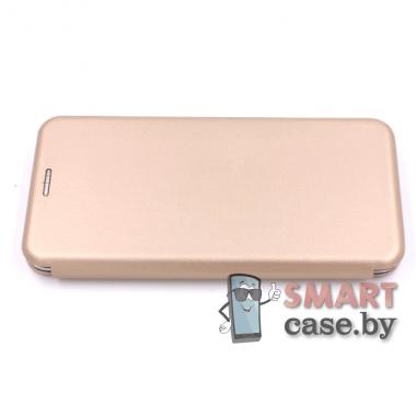 Чехол-книга для Xiaomi Redmi Note 9 PU-кожа (Золотой)