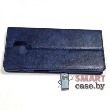 Чехол-книга Fashion Case для Xiaomi Redmi Note 9 Pro/Note 9S/Note 9 Pro Max (Синий)