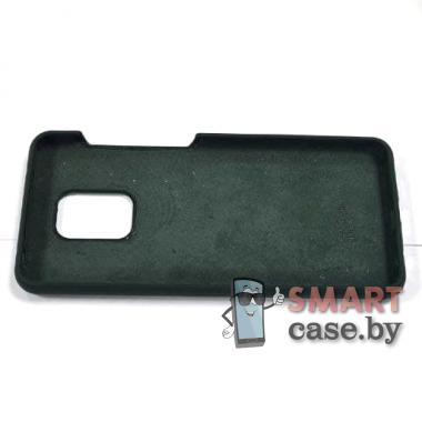 Силиконовый чехол Silicone Case для Xiaomi Redmi Note 9 Pro/Note 9S/Note 9 Pro Max (Тёмно-зелёный)