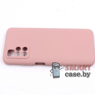 Силиконовый чехол Full TPU для Xiaomi Redmi 10 (Пудровый)