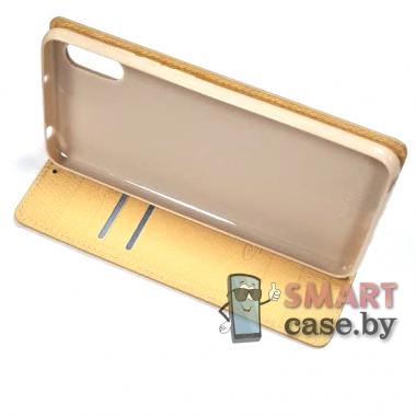 Чехол-книга Fashion Case для Xiaomi Redmi 9A (Золотой)