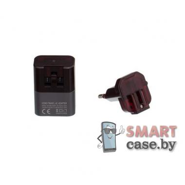 Сетевое зарядное устройство Ldnio A2206 2USB, 2.4A + кабель Micro USB в нейлоне