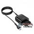 Зарядное устройство Hoco C72Q, 1 USB, QC 3.0, 18W + кабель Type-C (Черный)