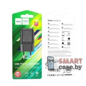 Зарядное устройство Hoco C96A, 2.1A, USB (чёрный)