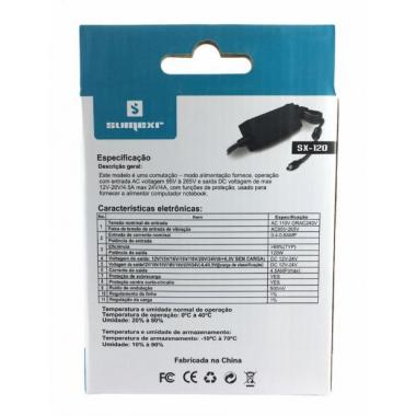 Универсальное зарядное устройство для ноутбуков Sumexr SX-120