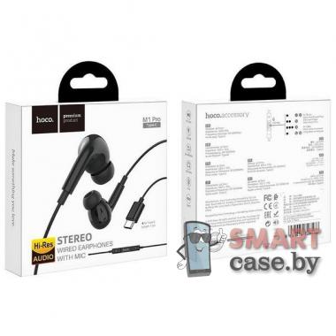 Проводные наушники Hoco M1 Pro Type-C, 1.2 m (чёрный)