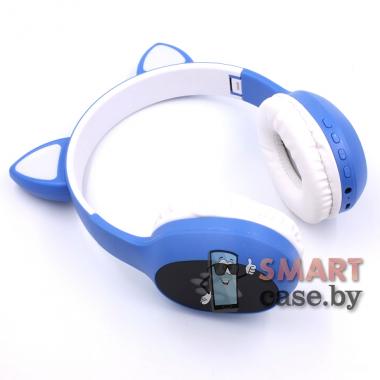 Беспроводные детские наушники котик Cat Ear KT-48 (Синие)