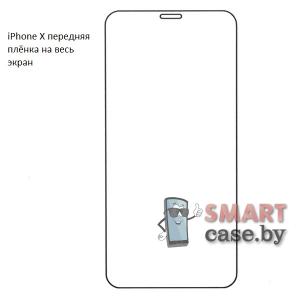 Гидрогелевая плёнка для экрана Apple iPhone X полноразмерная (1 шт)