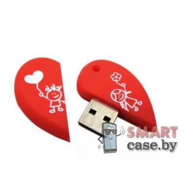 Флеш-накопитель USB Smartbuy 16GB, 2.0 (Сердце)