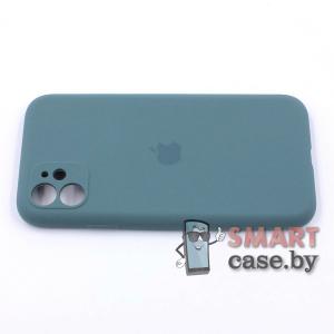 Силиконовый чехол Full Camera Silicone Case для iPhone 11 (6.1) (Сосновый лес)