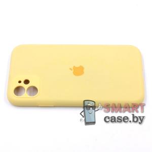 Силиконовый чехол Full Camera Silicone Case для iPhone 11 (Жёлтый)