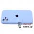 Силиконовый чехол Full Camera Silicone Case для iPhone 11 (6.1) (Нежно-голубой)