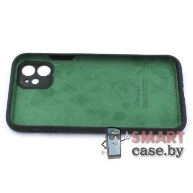 Силиконовый чехол Full Camera Silicone Case для iPhone 11 (6.1) (Болотный)