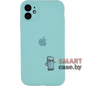 Cиликоновый чехол Full Silicone Case для iPhone 12 mini (Бирюзовый)