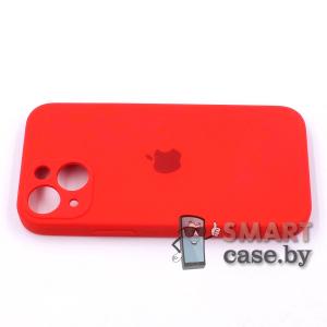 Силиконовый чехол Full Camera Silicone Case для iPhone 13 mini (Красный)