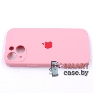 Силиконовый чехол Full Camera Silicone Case для iPhone 13 mini (Розовый)