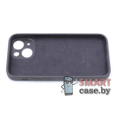 Силиконовый чехол Full Camera Silicone Case для iPhone 13 mini (Тёмно-серый)
