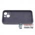 Силиконовый чехол Full Camera Silicone Case для iPhone 13 mini (Тёмно-серый)