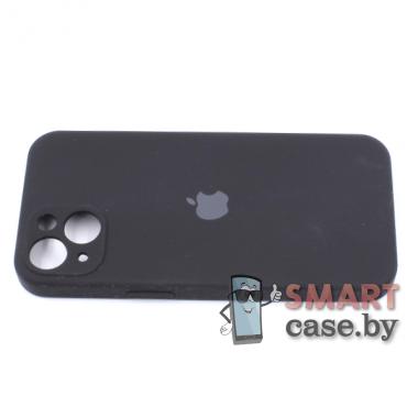 Силиконовый чехол Full Camera Silicone Case для iPhone 13 mini (Чёрный)