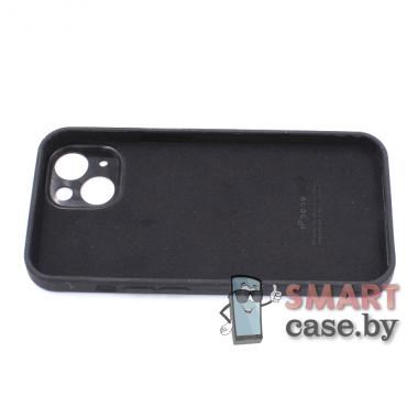 Силиконовый чехол Full Camera Silicone Case для iPhone 13 mini (Чёрный)