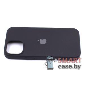 Силиконовый чехол Full Silicone Case для iPhone 13 mini (Чёрный)