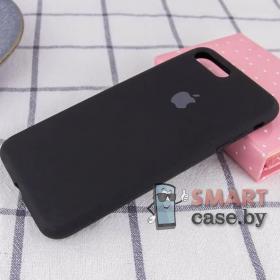 Силиконовый чехол Full Silicone Case для iPhone 7/8 Plus (Чёрный)