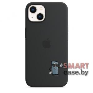 Силиконовый чехол Silicone Case для iPhone 13 (6.1) (Асфальт)