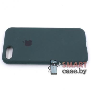 Силиконовый чехол для iPhone 7/8 Full Silicone Case (темный зеленый)
