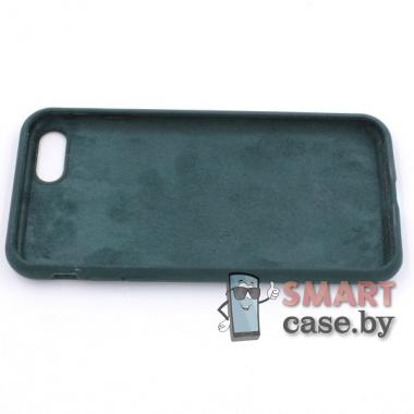 Силиконовый чехол для iPhone 7/8 Full Silicone Case (темный зеленый)