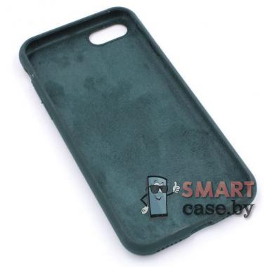 Силиконовый чехол для iPhone 7/8 Full Silicone Case (темный зеленый)