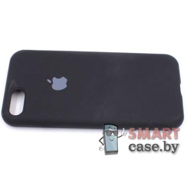 Силиконовый чехол для iPhone 7/8 Full Silicone Case (черный)