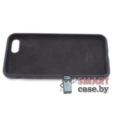 Силиконовый чехол для iPhone 7/8 Full Silicone Case (черный)