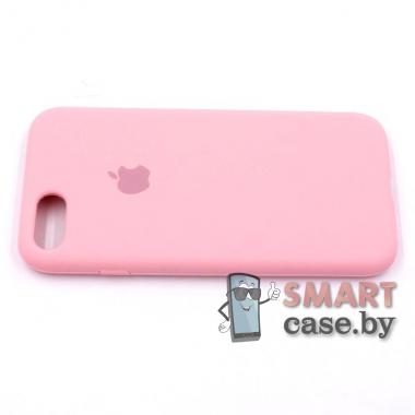 Силиконовый чехол для iPhone 7/8 Full Silicone Case (Розовый)